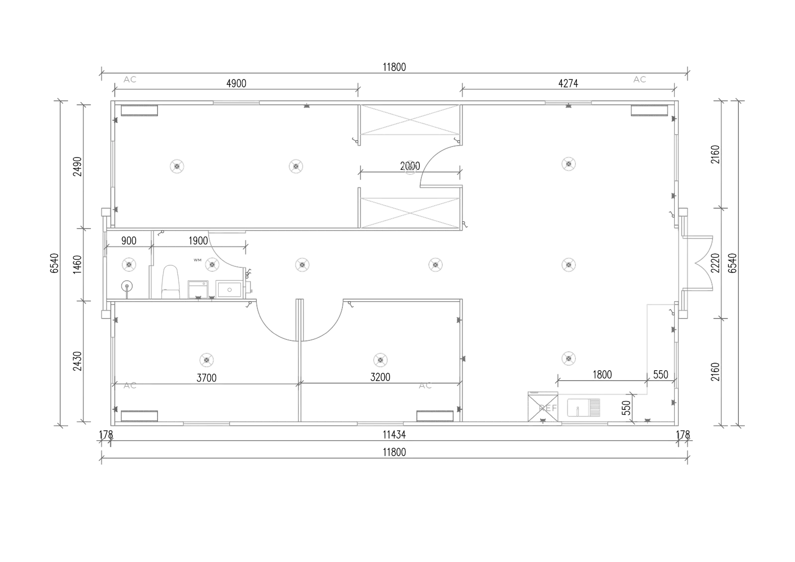Family David Nature - layout 76 m² option 4